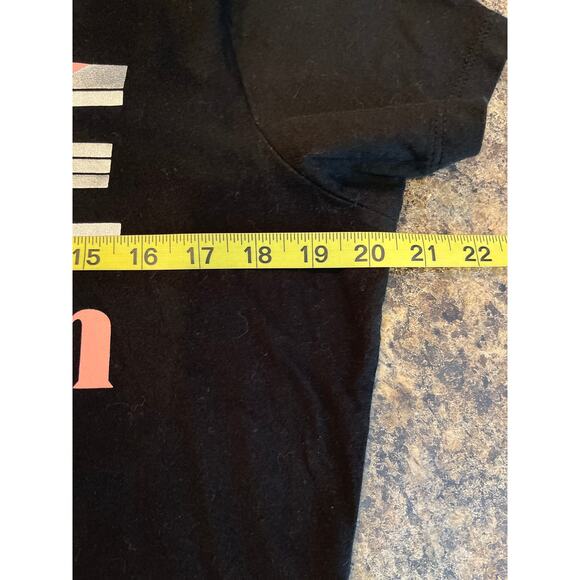 True Religion Black with Pink Graphic Logo Short Sleeve Tee XL - Picture 5 of 7